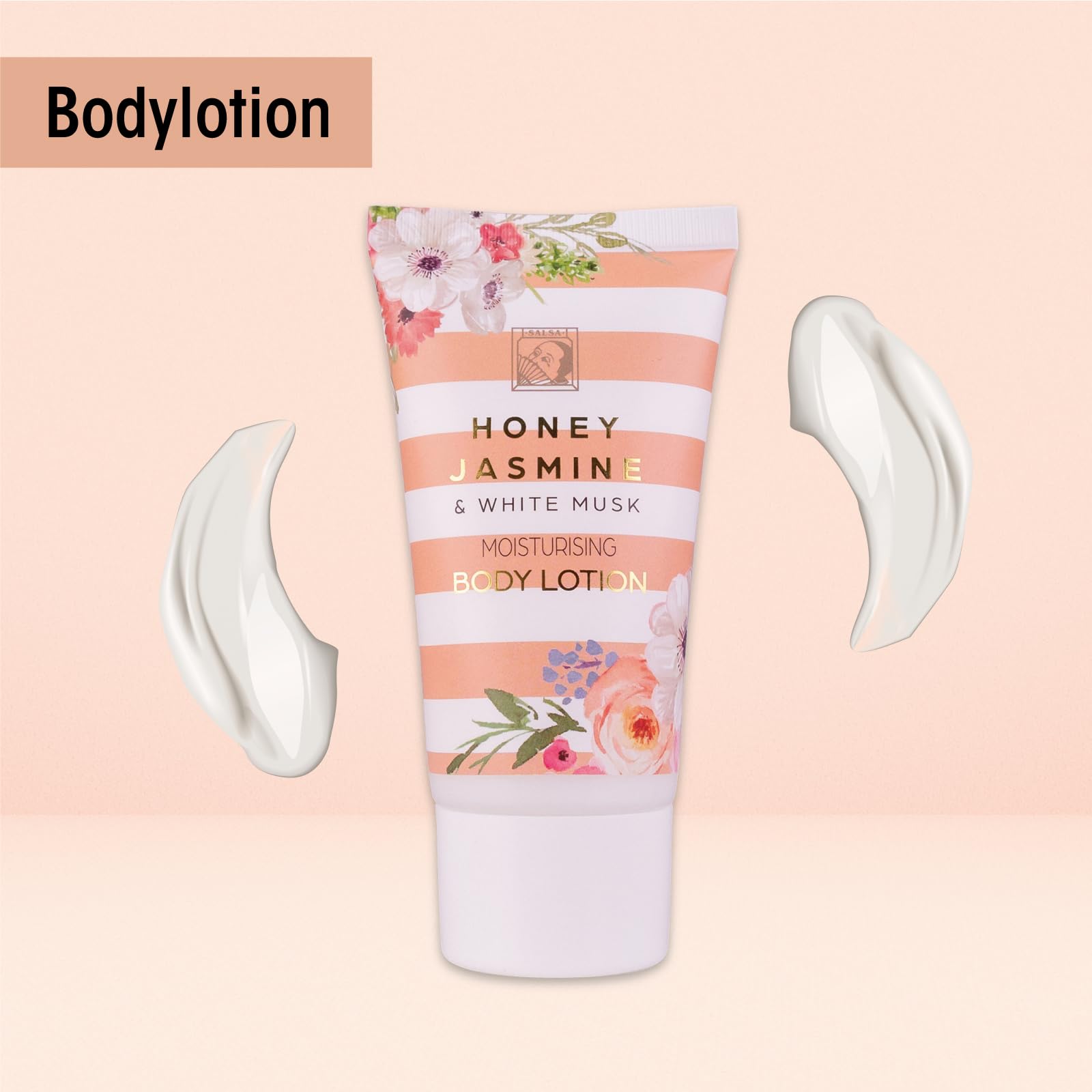 Accentra-Set cadeau de douche pour femmes HONEY JASMINE dans une belle boîte cadeau-Set de soins 3 pièces gel douche,lotion et bain moussant-Set cadeau idéal pour la Saint-Valentin & la Fête des mères