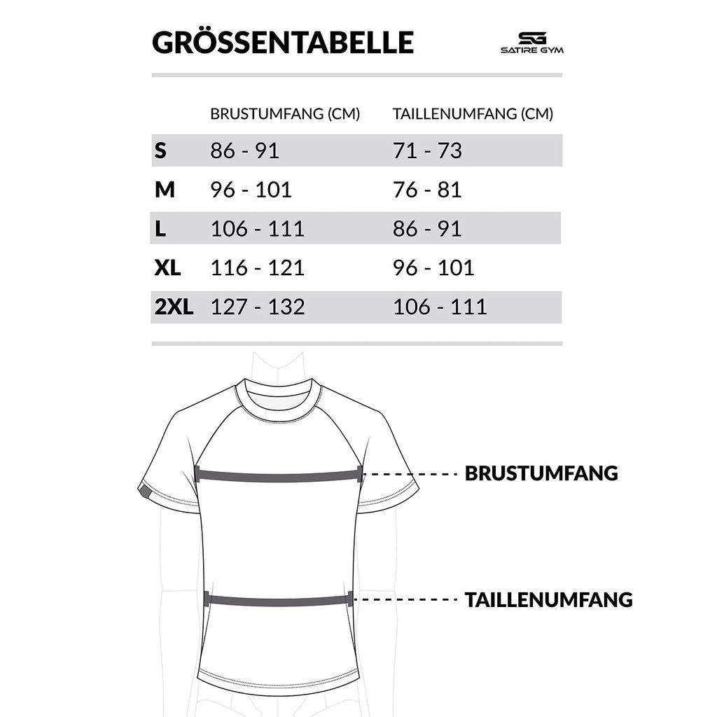 Satire Gym - T-Shirt Slim Fit Homme pour Fitness – T-Shirt de Musculation Homme pour la Gym et Le Fitness