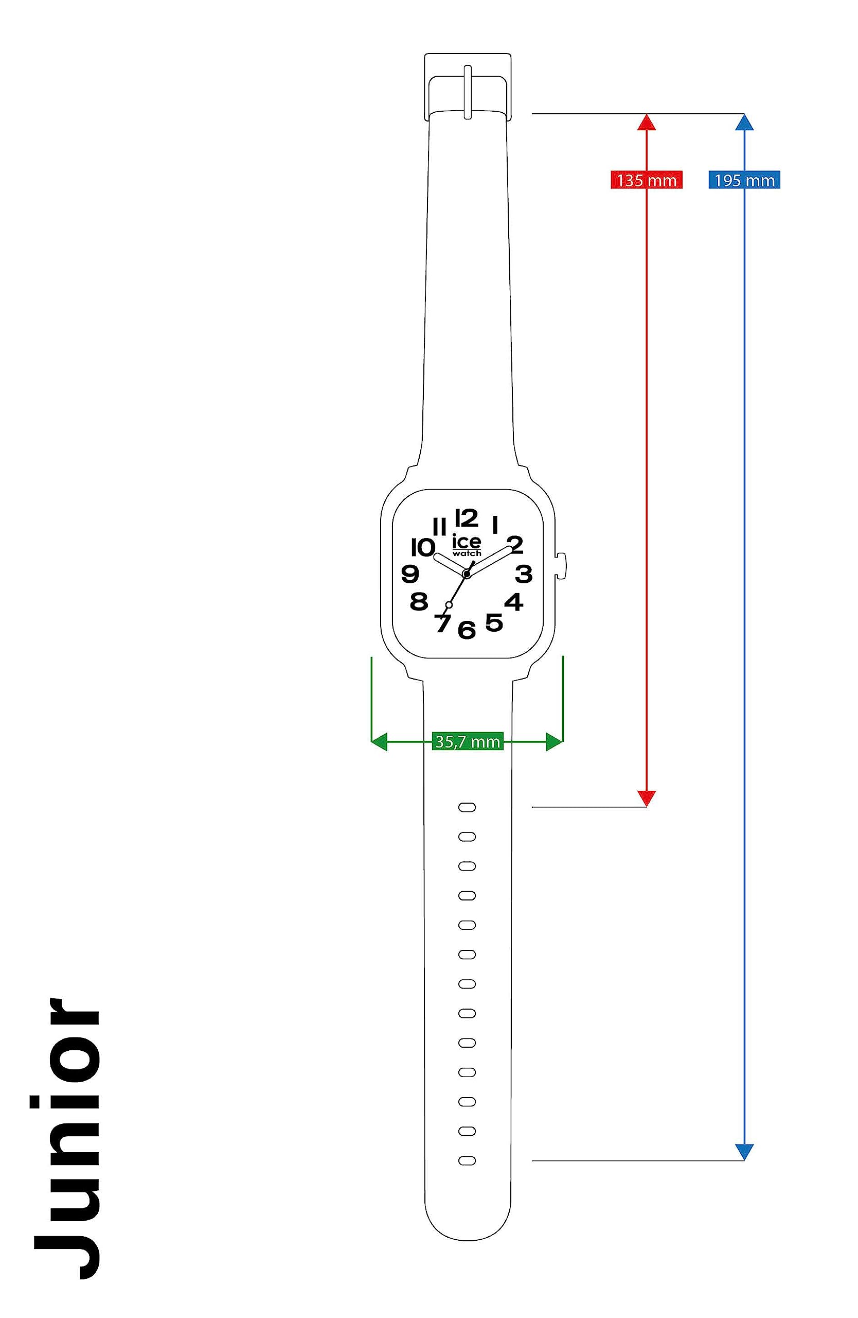 Ice-Watch - ICE smart junior 2.0 Blue - Montre connectée bleue pour enfant avec bracelet en silicone bleu - 022792 (1,75 pouces)
