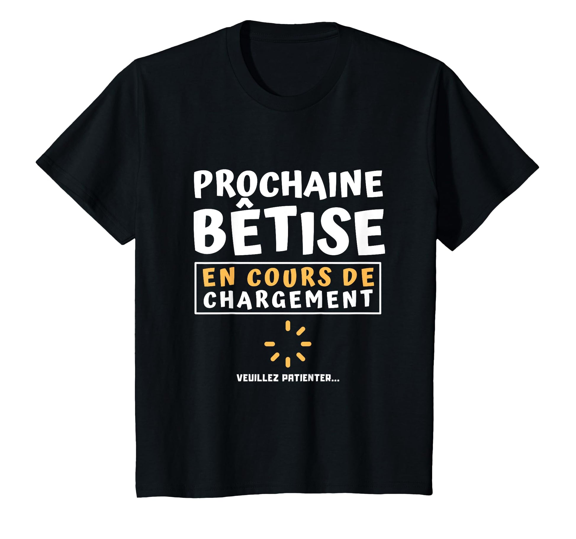 Enfant Bêtise en cours de chargement - Cadeau humour enfant T-Shirt
