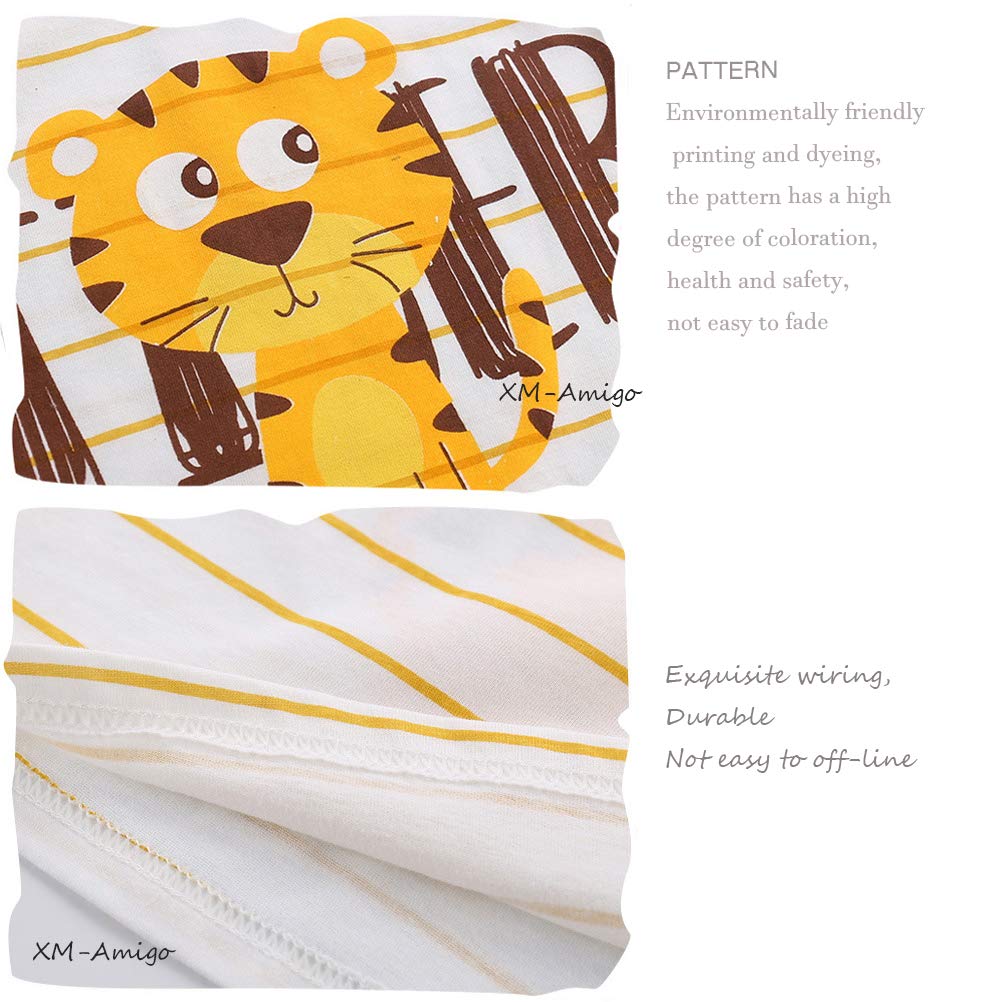 XM-Amigo 8 Pack De Garçon sans Manches T-Shirt Débardeurs Pantalons Courts Ensembles De Vêtements, Âge (3 à 4 Ans) Étiqueter:70