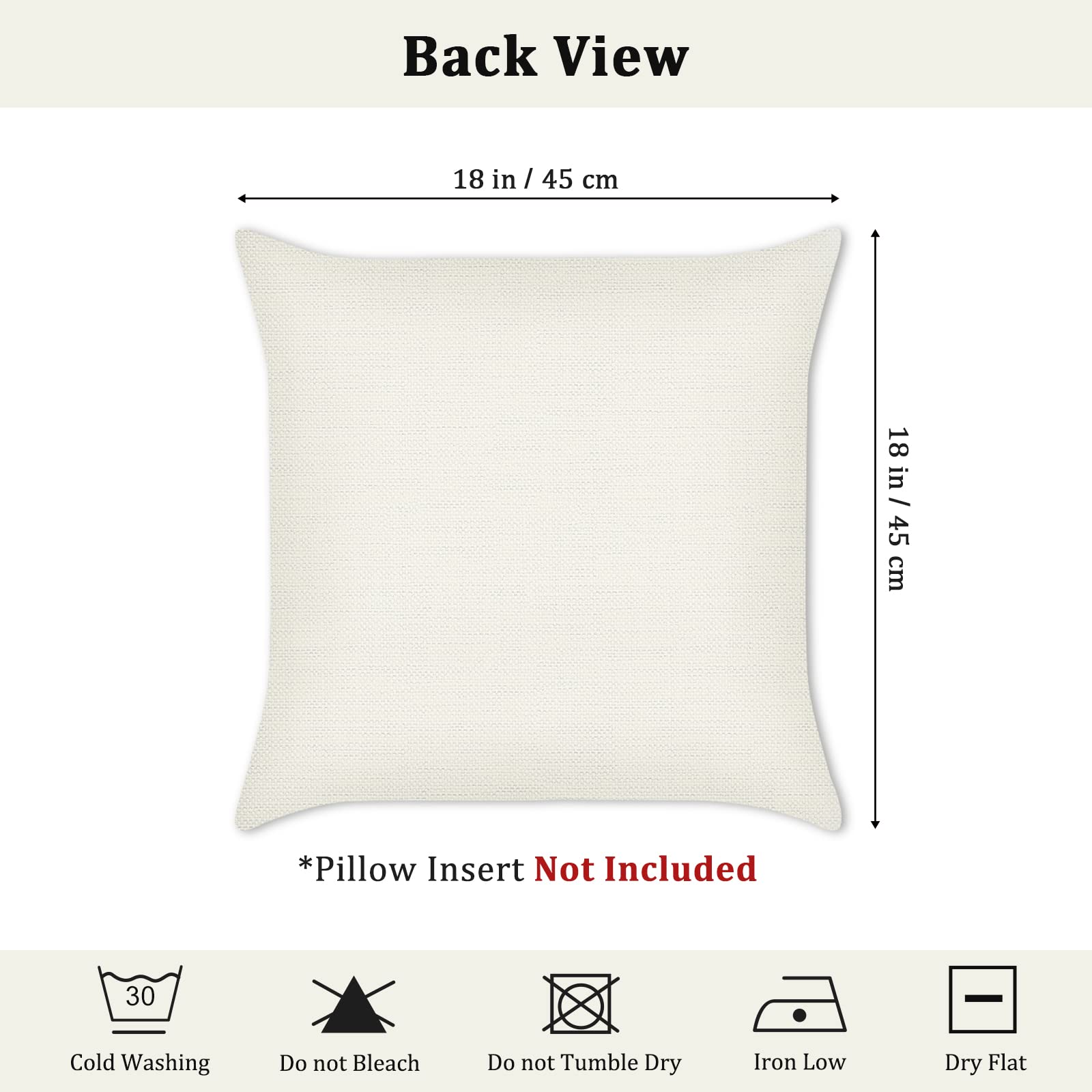 Bonhause Housse de Coussin Feuilles Tropicales 45 x 45 cm Feuille Brun Vert Polyester Lin Décoratif Taie d'oreiller pour Canapé Maison Jardin Extérieur Été Décoration 4 Pièces