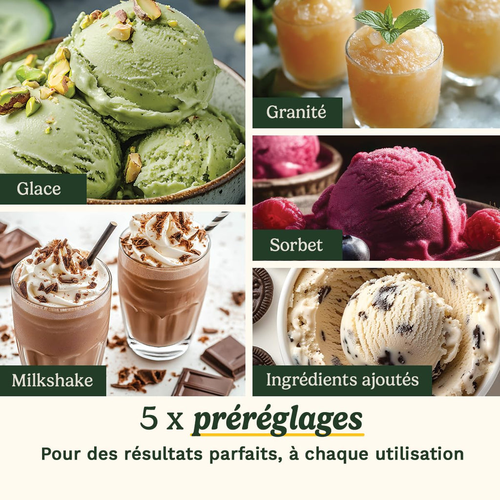 Cuisinart FreezeWand – Sorbetière 5 programmes : Glace, Sorbet, Milkshake, Granité, Ingrédients ajoutés | Vegan, sans lactose, riche en protéines, faible en calories | Prête en 5 min