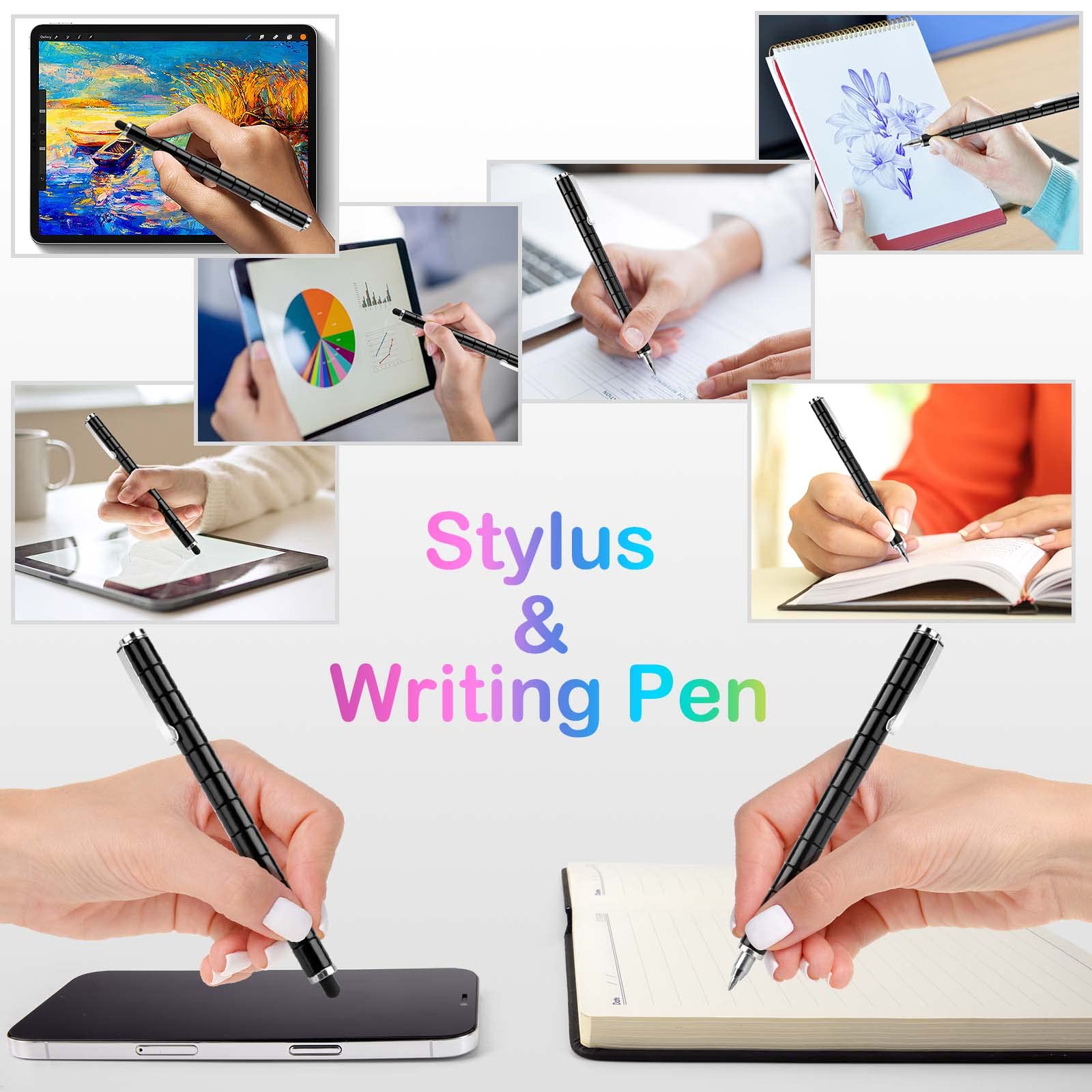 Tigerhu Stylo Magnétique, Stylo à Bille Stylomagnet, Strato Pen, Fidget Pen, Créatifs Drôle Stylo,Stylo Aimanté Magnétique, Cadeau de Fête des Pères