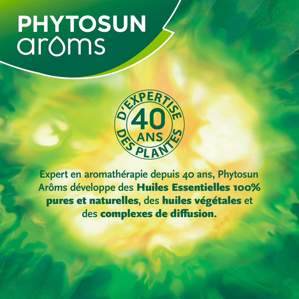 PHYTOSUN AROMS - Huile Essentielle d'Eucalyptus Citronné Bio - HEBBD - 100% Pure & Naturelle - 100% Bio - Analysée & Conditionnée en France - 10 ml