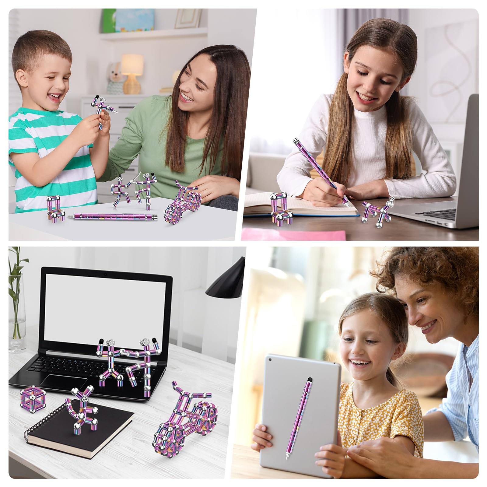 Dusor Femmes Cadeau Homme, Stylo Multifonction Magnétique, Idee Cadeaus Femmes Homme Original, Gadget Insolite Utile, Cadeau Ado Garçon Fille