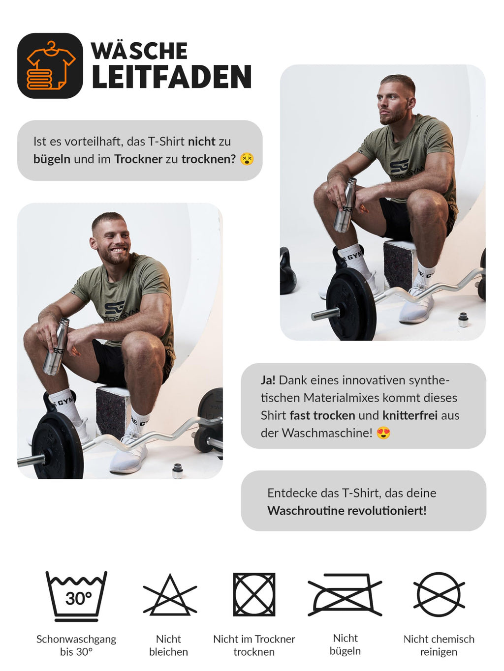 Satire Gym - T-Shirt Slim Fit Homme pour Fitness – T-Shirt de Musculation Homme pour la Gym et Le Fitness