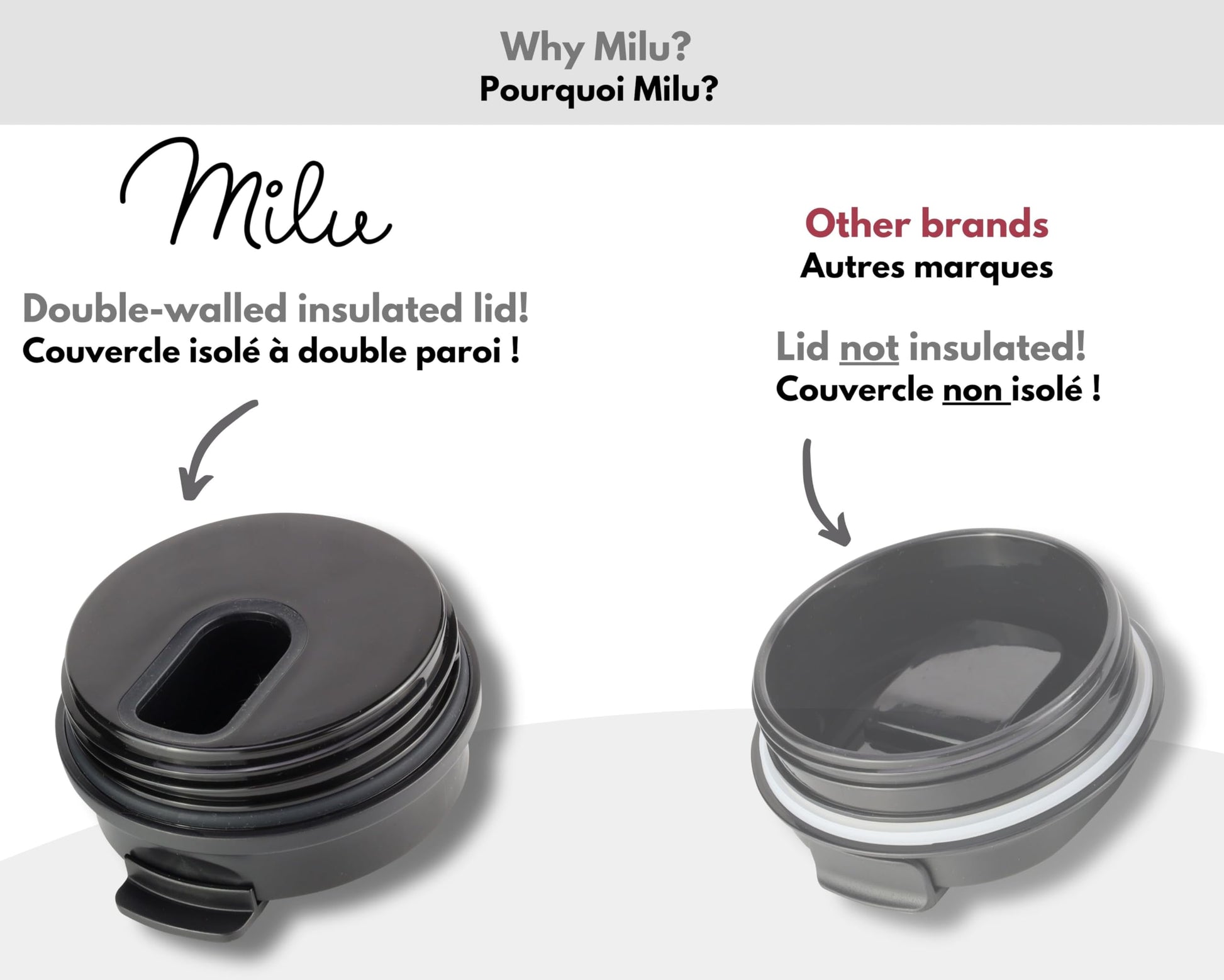 Milu Mug Isotherme 300ml - Thermo Café étanche en acier inoxydable, Tasse thermique sans BPA, 100% anti-fuite(Black Leopard, 300ml)