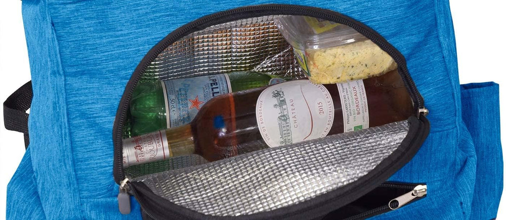 Chariot de Plage Pacosoleil - Chariot à Grosses Roues- Chariot Multifonctions 3 en 1 - Marque Française