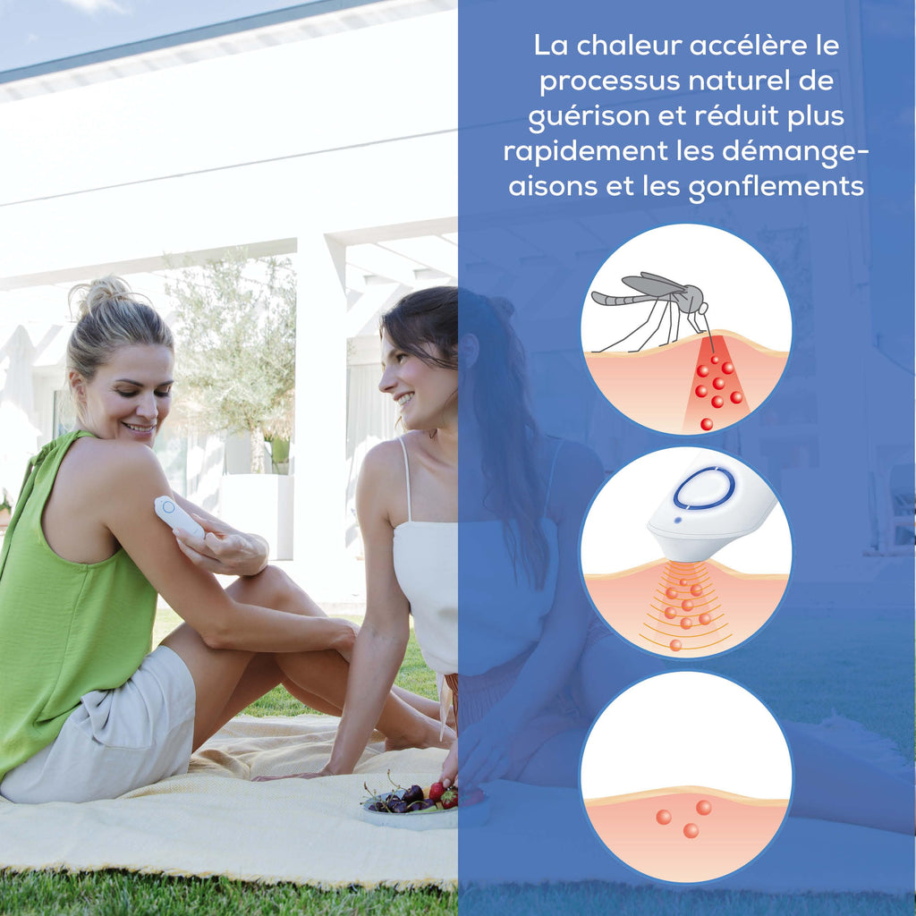 Beurer BR 60 Dispositif soulageant les piqûres et morsures d'insectes, stylo réduit la démangeasion et le gonflement, anti moustique, sans substance chimique, petit et pratique